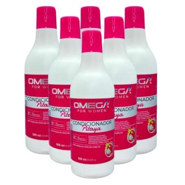 Imagem de Condicionador Pitaya 500ml Omega Hair Fardo 6 Unidades