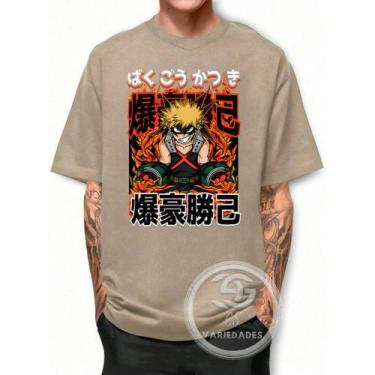 Imagem de Camiseta Boku no Hero Anime Mangá Camiseta  Anime  100% Algodão Malha 