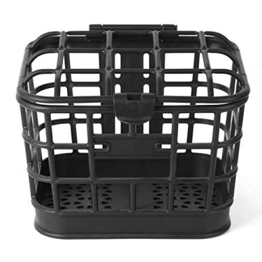 Imagem de Cesta Dianteira Removível para Bicicleta de Alta Capacidade Akozon Com Tampa, Cesta de Bicicleta de Plástico Anti-extrusão Feita Com Material de PC Ecológico, Adequada para