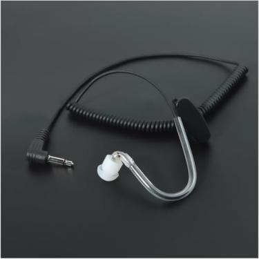 Imagem de UAYESOK Fone de ouvido ET01 de 3,5 mm apenas para rádio amador Motorola Icom, alto-falante, fone de ouvido com microfone, driver de armadura equilibrada, fone de ouvido de vigilância de segurança