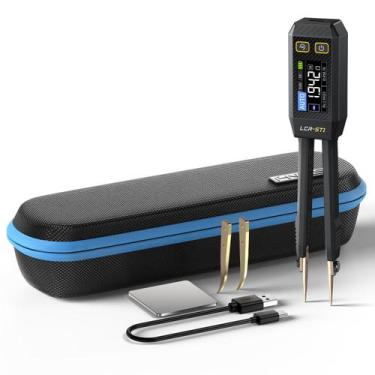 Imagem de Medidor LCR FNIRSI LCR-ST1, pinça de 10 kHz, testador SMD inteligente