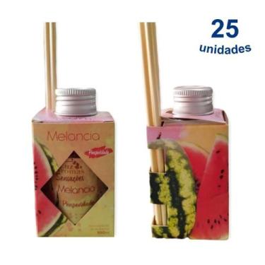 Imagem de Kit 25 Aromatizante de Ambiente 100ml Difusor Vareta Perfumado Cheiros