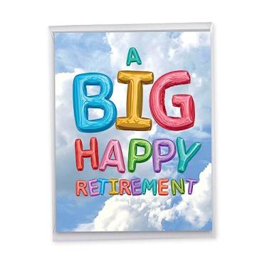 Imagem de The Best Card Company - Cartão de aposentadoria jumbo de todos nós (21 x 28 cm) - Cartão de notas de grupo grande para aposentados - J5651ERTG-US