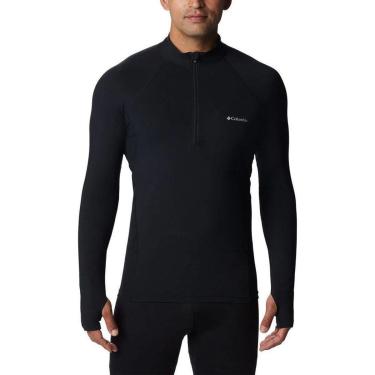 Imagem de Camisa Térmica Columbia Midweight Stretch Half Zip Masculina - Preto EEG-Masculino