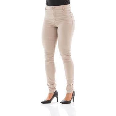 Imagem de Calça Collor Feminina Arauto Hot Pants - Arauto Jeans, Bege, 44