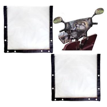 Imagem de Toeloioh Capa De Painel Controle Para Scooter Mobilidade Externa À Prova D'Água, 2 Peças, Visão Clara, Protege Contra Chuva E Poeira, Acessórios Elétricos Adultos, Universal A Maioria Das Scooters