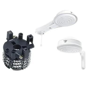 Imagem de 2PÇ Resistência Ducha Elegance/Evidence Eletrônica Fame 220v 6.800w E 127v 5.400w Similar (220V Eletrônica)