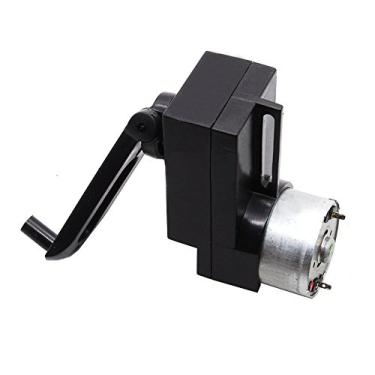 Imagem de Qianson Gerador De Manivela Faça Você Mesmo, Lanterna, Carregador Portátil, Dínamo 4W, 100-300 Ma