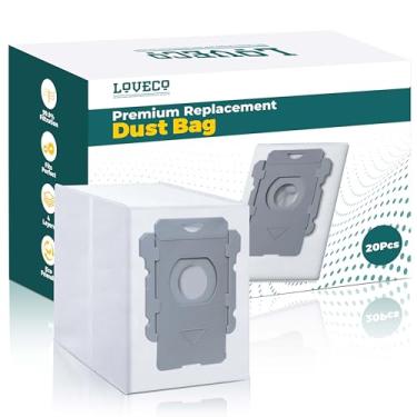 Imagem de LOVECO Pacote com 20 sacos de aspirador Roomba compatíveis com Roomba j7 j7+ i7 i7+ i5 j6 j8 i1 i3 i4 i6 i8 Plus versão, s9 s9+, I & S & J Series iRobot sacos de substituição, saco de eliminação de