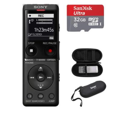 Imagem de Gravador de Voz Digital Sony ICD-UX570 Series Preto