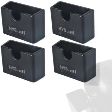 Imagem de HYS Suporte de carro de poliuretano para rádio portátil com gancho de clipe de cinto, CB, VHF, GMRS, rádios marítimos, walkie talkie, scanner remoto microfone com botão redondo para caminhão