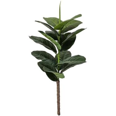 Imagem de Planta Artificial Ficus Lyrata Grande Sem Vaso Decoração Para Sala (Lyrata Verde)