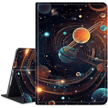 Imagem de Capa para Samsung Galaxy Tab S10 Ultra (versão 2024) capa de 37.1 cm, capa inteligente fina de couro PU com suporte para caneta S + despertar/hibernar automaticamente para Galaxy Tab S9 Ultra/S8
