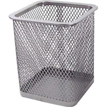 Imagem de Acessorio Para Mesa Aramado Porta Lapis Quadrad Pr - KIT