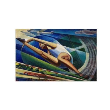 Imagem de Gerado Dttori Painting-Famous Canvas Prints-Canvas Wall Art Picture for Living Home Office Decor-Reprodução em tela - Sem título (3) 30x50cm12x20inch Sem moldura