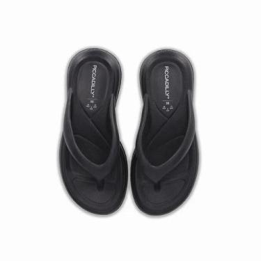 Imagem de Chinelo nuvem feminino piccadilly c248001 marshmallow, Preto, 36