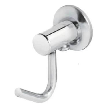 Imagem de Cabide Gancho Simples Porta Toalha Aço Inox - JVA Ferragens, Inox