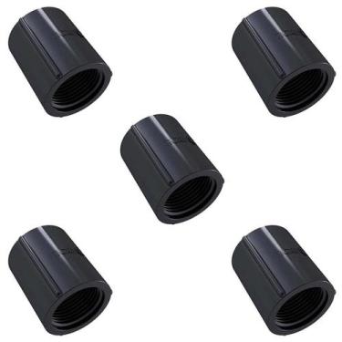 Imagem de Kit 5 luva pvc 1 1/4 preta - SEMELHANTE