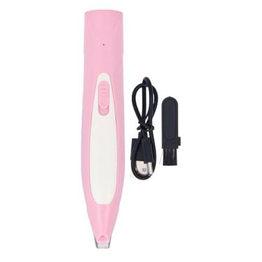 Imagem de Aparador de pata de cachorro LED LED LUZ RESIDE EFERÊIRA EFABILIDADE RUÍDO RUÍDO ELECTRIC CLIPPERS DE AGROMEGENS PARA CATS DOGS COMPONENTES DE AÇO INONTIDO AO ANTECIMENTO (Rosa)