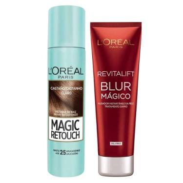 Imagem de LOréal Paris Magic Blur Kit - Corretivo Castanho Claro + Aperfeiçoador