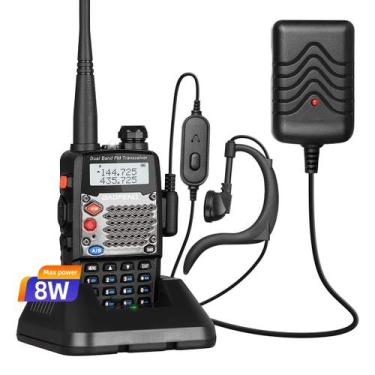 Imagem de Rádio amador BAOFENG UV-5R, versão atualizada, 8W, 1 pacote