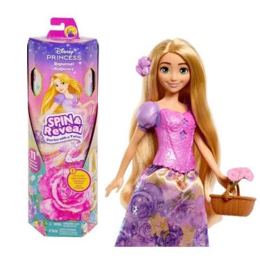 Imagem de Disney Princess Boneca Gira E Revela Rapunzel - Mattel