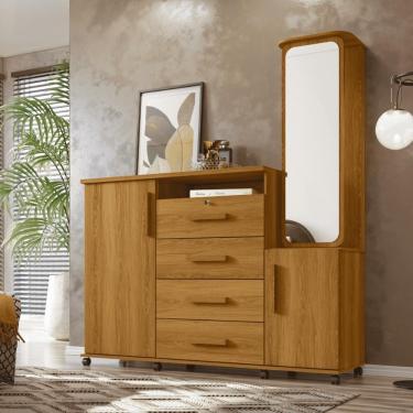 Imagem de Comoda Multiuso Seul Freijo