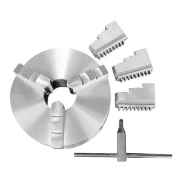 Imagem de 2X Placa Para Torno Com 3 Castanhas Universais K11 125Mm Roc