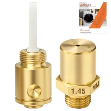 Imagem de Kit de conversão de gás 649P3 LP com instruções de instalação para Amana para Maytag para SpeedQueen Lavadora e secadora, kit de orifícios de secadora de gás propano compatível com 1373143, AP2415930