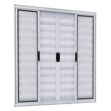 Imagem de Veneziana 6 Folhas - Alumínio Branco - Linha 18 Modular - Jaguar esqua