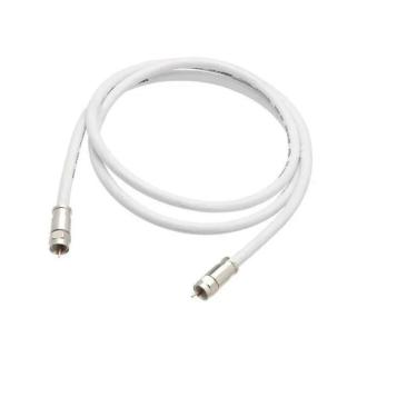 Imagem de Cabo Coaxial Rg6 97% Malha Para Antena Sinal Hdtv 50Cm