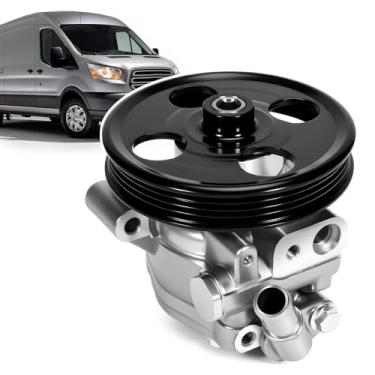Imagem de VORGENS Bomba de direção hidráulica, adequada para Ford Transit-150, Transit-250, Transit-350, Transit-350 HD, 3.5L 3.7L V6, com polia - Substitui STP320, CK4Z3A674A, CK4Z3A674B, CK4Z3A674B