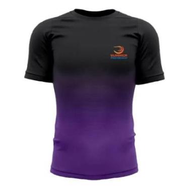 Imagem de Camiseta Summer Pro Preta Cinza Treino Corrida - Anti Odor UV 50+-Unissex