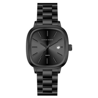 Imagem de Gosasa Relógio masculino luxuoso de quartzo com mostrador quadrado, pulseira de aço inoxidável, movimento japonês, 3 ATM, à prova d'água, para negócios, casual, relógio de pulso reloj Hombre, Todo