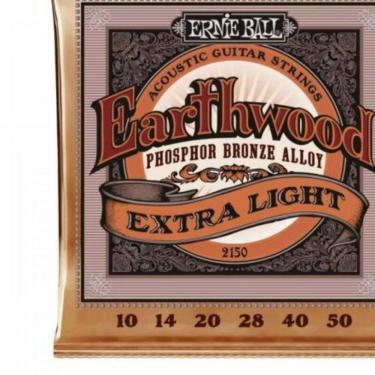 Imagem de Encordoamento Para Violão Aço .010 Extra Leve Earthwood 2150 Ernie Ball