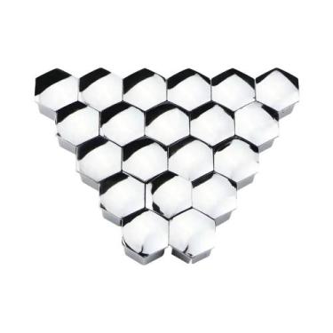 Imagem de Capas De Porcas De Roda Para Carros Peugeot Citroen 16 20 Peças Acessó