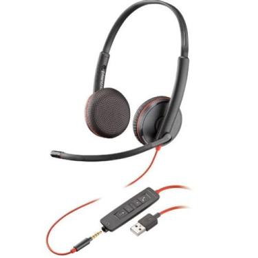 Imagem de Headset Plantronics Estéreo C3225 Usb 209747-101 - 1593100151, Preto