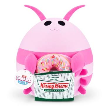 Imagem de Snackles Series 2 8-inch by ZURU Cuddly Squishy Comfort 8-inch Plush with Licensed Snack Brand Accessory (Shrimp&Krispy Kreme)