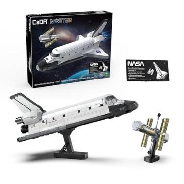 Imagem de NASA Space Shuttle Discovery Model 1:85 Scale Official Licensed Building Set with Hubble Telescope C56052W