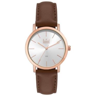 Imagem de Relógio Dumont Masculino Traveller Rosé - DU2035MOU/5K-Masculino