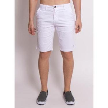 Imagem de Bermuda Sarja Aleatory Lisa Branca-Masculino