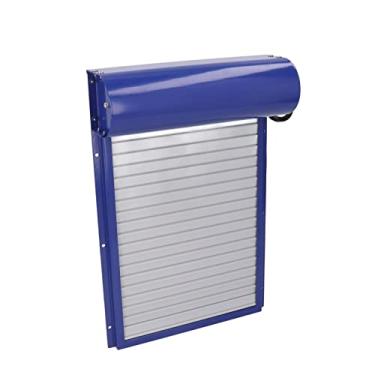 Imagem de Cryfokt Cortina de Rolamento Ajustável Automática Abridor de Porta de Galinheiro para Pato Ganso, Controlador de Exibição Led, Material de Chapa Metálica de Ferro Seguro