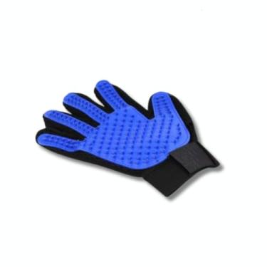 Imagem de Luva Removedora de Pelos e Massageadora para Pets – Silicone Flexível, Uso a Seco ou no Banho, Ideal para Cães e Gatos de Todos os Tamanhos