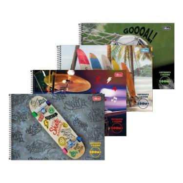 Imagem de Caderno de Cartografia Tilibra Espiral - Capa Dura Zoom+ Masculino Cin