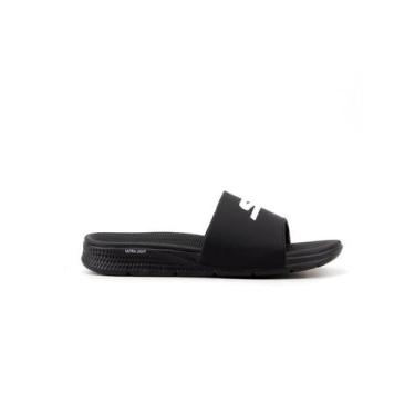 Imagem de Chinelo Slide Skechers Goga Mat 229030 Preto, 39