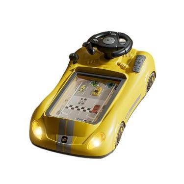 Imagem de Fiocias Volante de Brinquedo, Volante Infantil, Brinquedo Educativo, Volante Musical, Brinquedo Interativo, Material PP, Simula a Condução Real com Efeitos de, Amarelo