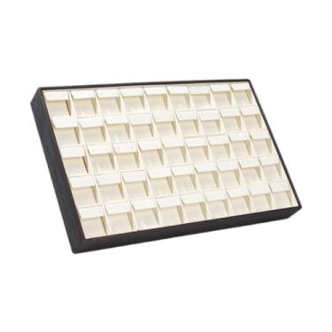 Imagem de Dynwave Bandeja Organizadora para Joias, Expositor de Joias para Viagem, Balcão ou Cômoda - Ideal para Vendedores Ambulantes, Bandeja para Brincos