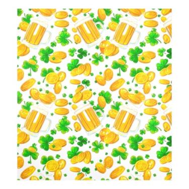 Imagem de Caneca de cerveja com ímã de trevos para decoração de eletrodomésticos de cozinha 58 cm L x 66 cm A