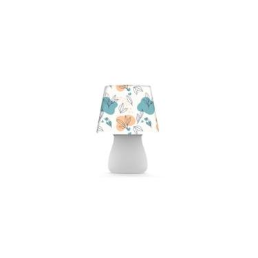 Imagem de Luminária Abajur de Mesa Grande Folhagens Prático e Funcional para o Dia a Dia