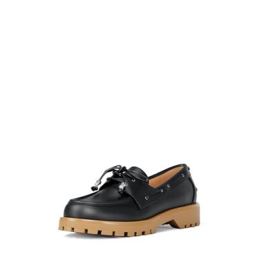 Imagem de Michael Kors Mocassim Kenny feminino, Couro Vachetta/Preto, 35